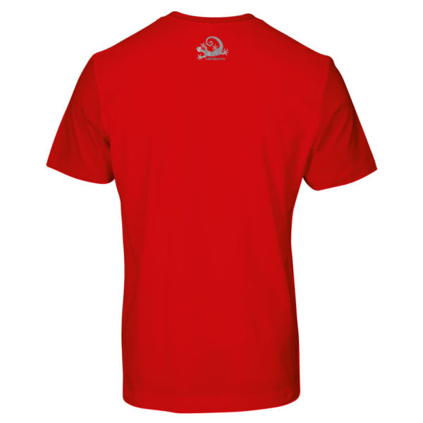 Camiseta Alebrije Hombre Rojo Atras